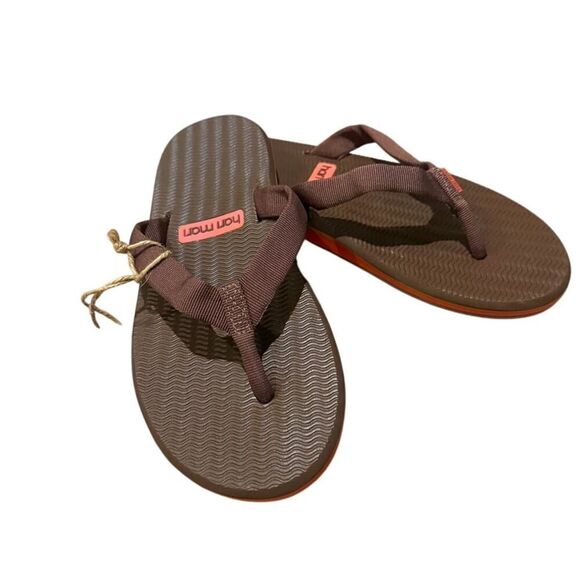 NWT Hari Mari Dunes Flip Flops in Cappuccino Women’s Sz. 6 - Picture 4 of 5